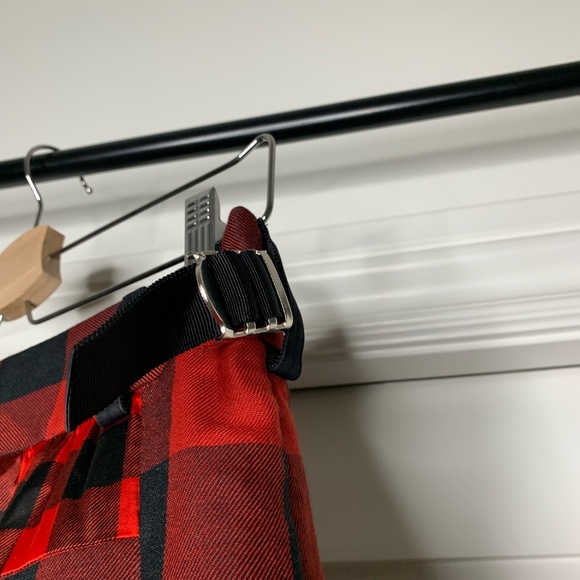 Sacai Buffalo Check Red Trousers - Picture 5 of 7